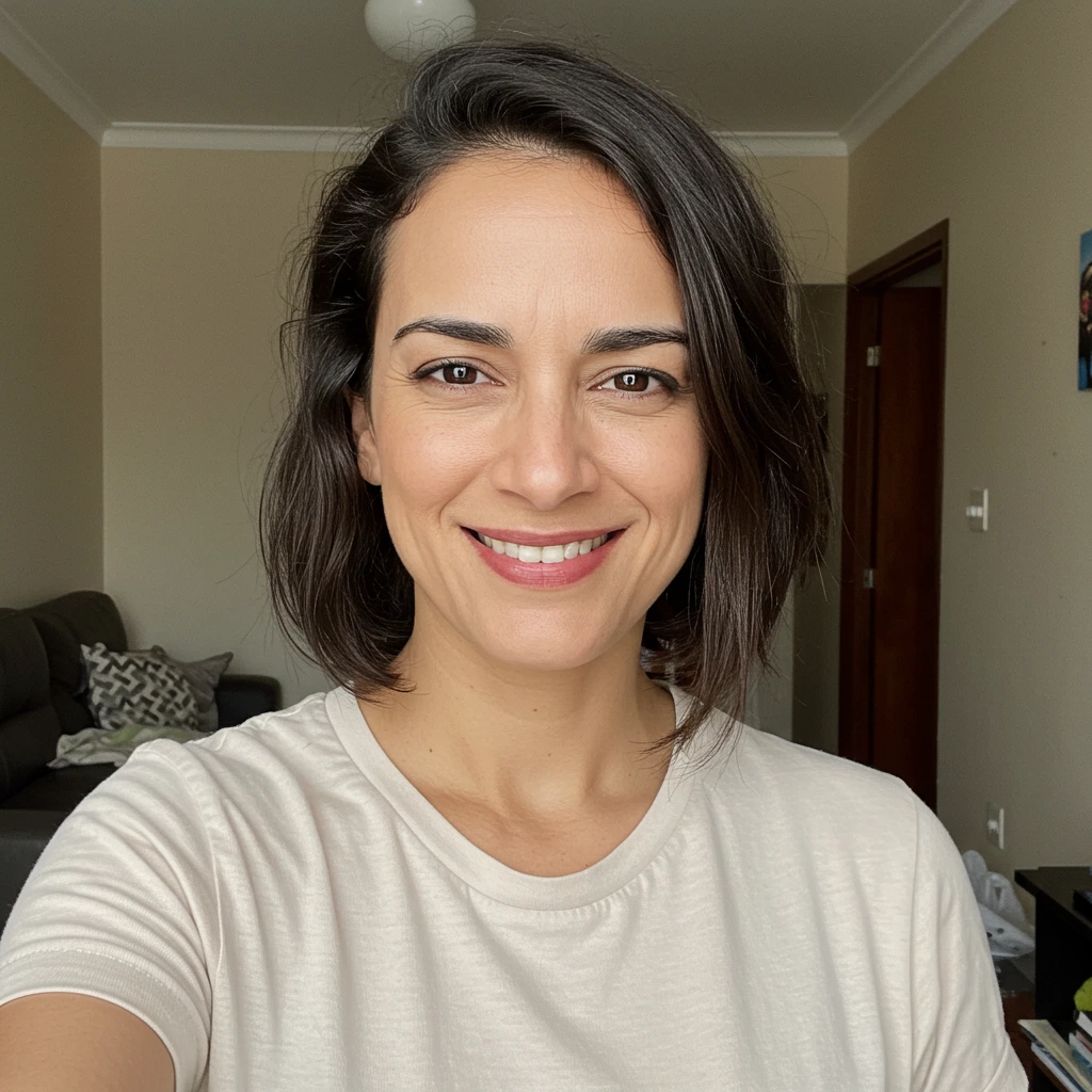 Foto de Mariana P., satisfeita com os resultados financeiros
